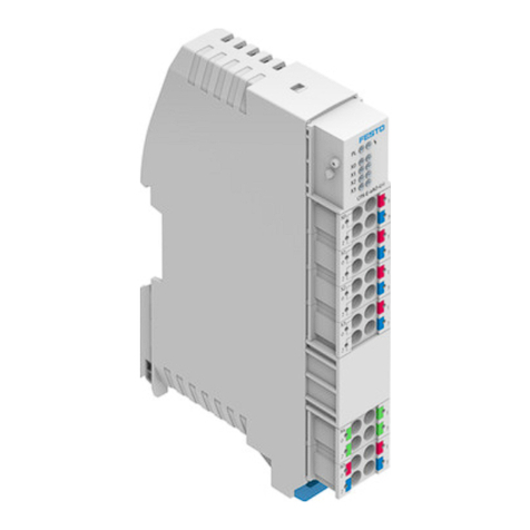 Festo CPX-E AO-U-I Series Parts list manual