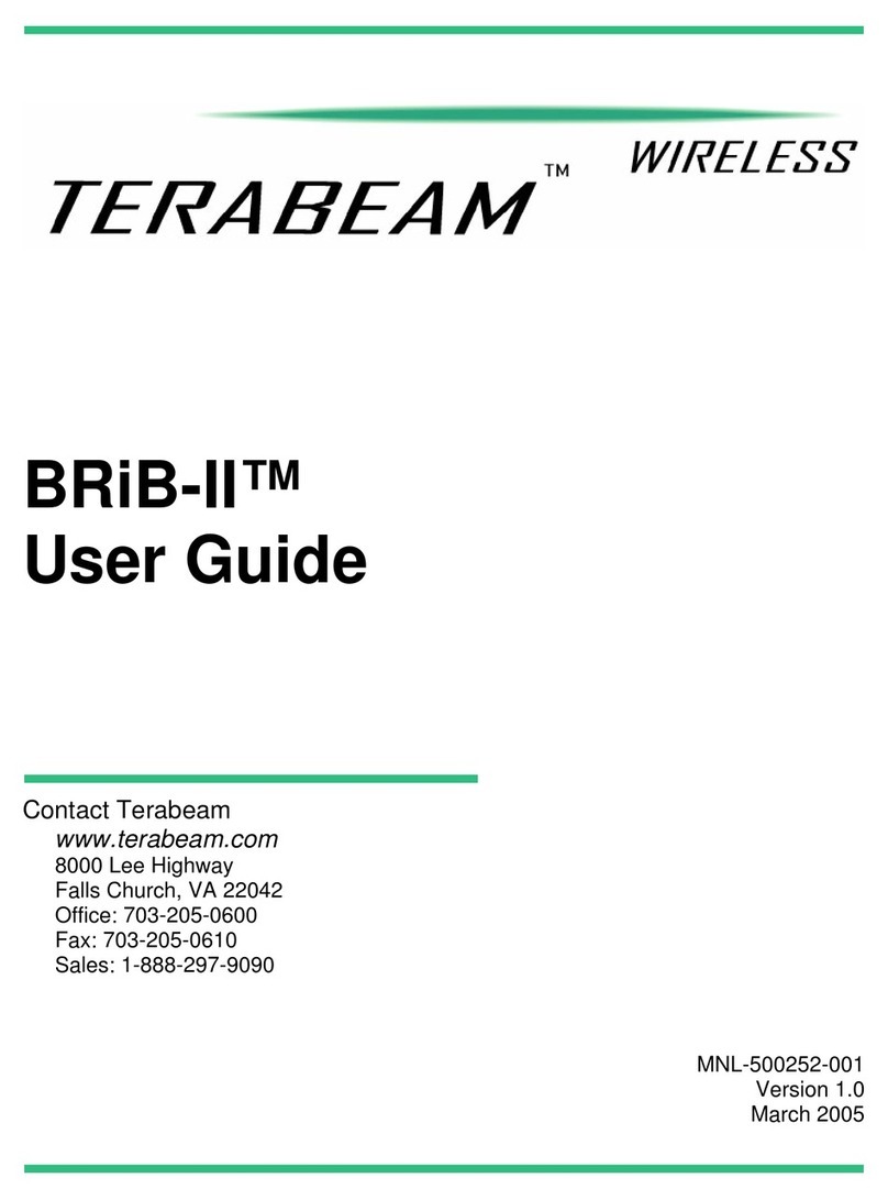 TERABEAM BRiB-II user guide