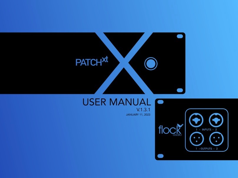 Flock Audio Patch XT User manual