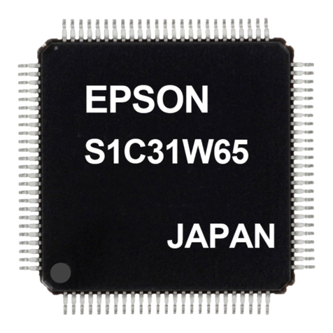 Epson S1C31W65 User manual