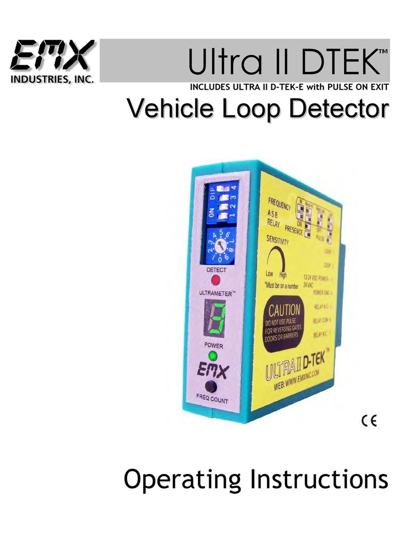 EMX Industries Ultra II DTEK User manual