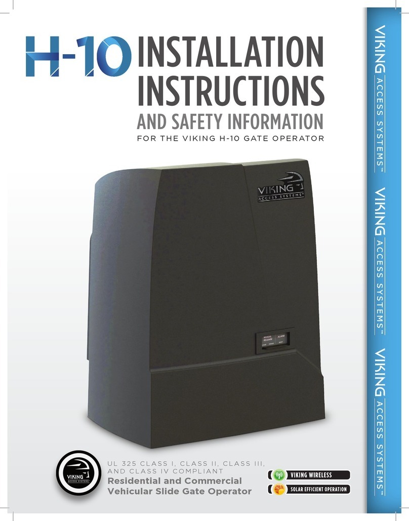 Viking H-10 Installation instructions and safety information Viking H-10 Installation instructions and safety information