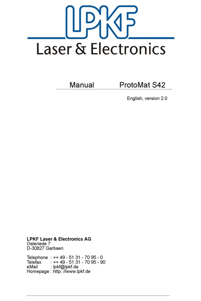 LPKF ProtoMat S42 manual LPKF ProtoMat S42 manual