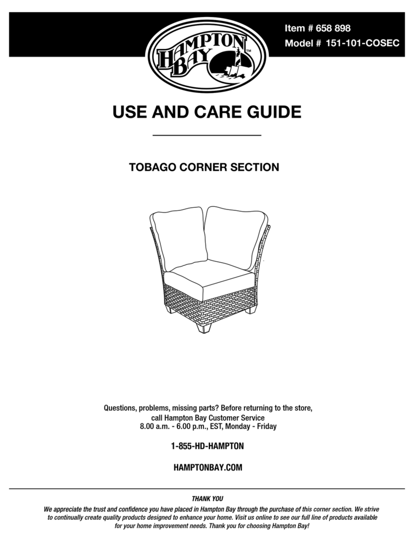 HAMPTON BAY TOBAGO 151-101-COSEC User manual HAMPTON BAY TOBAGO 151-101-COSEC User manual
