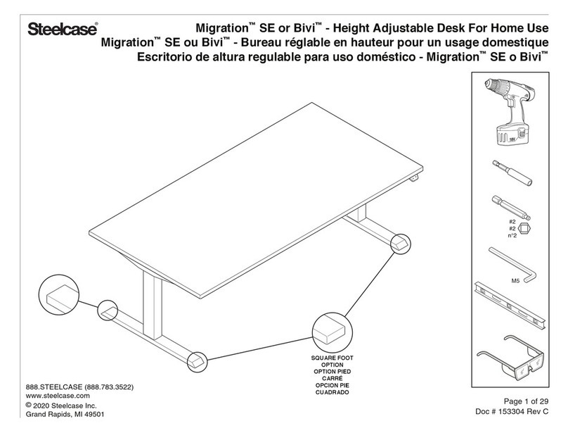 Steelcase Migration SE User manual