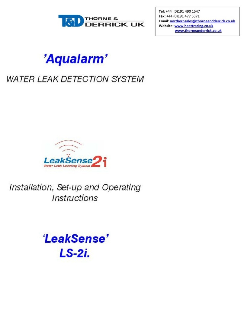 Jam Aqualarm LeakSense 2 Installation, Set-Up and Operation Manual