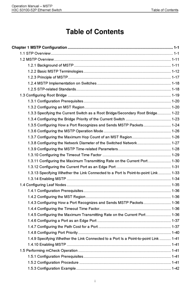 H3C S3100-52P User manual