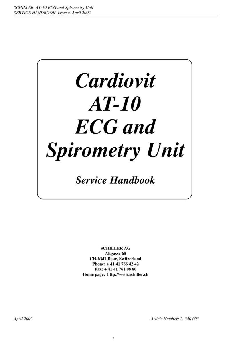 Schiller Cardiovit AT-10 Service handbook Schiller Cardiovit AT-10 Service handbook