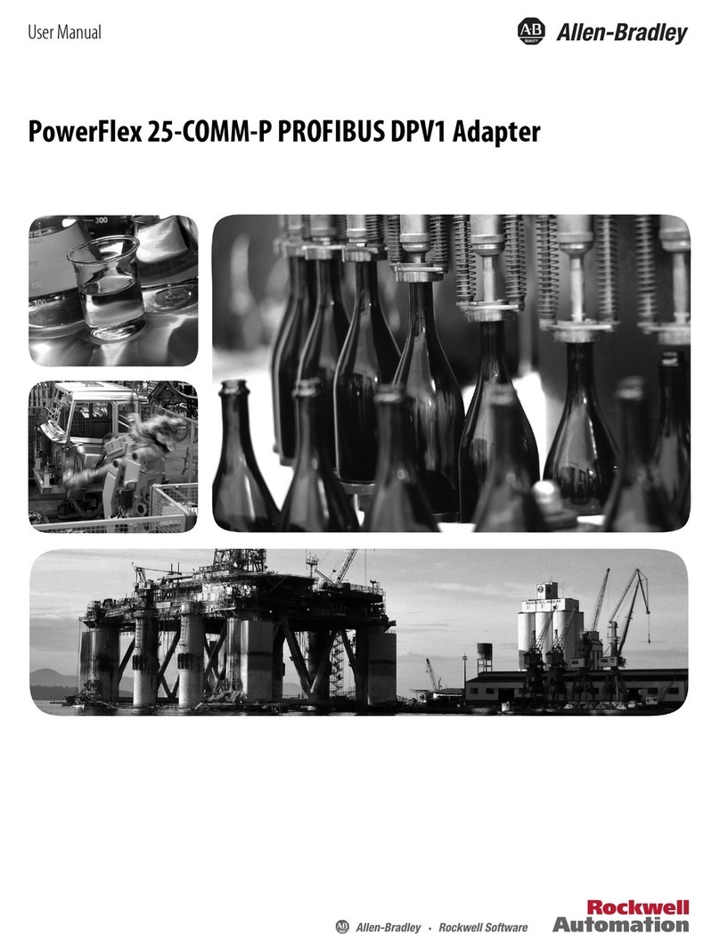 Rockwell Automation Allen-Bradley PowerFlex 25-COMM-P PROFIBUS... user manual