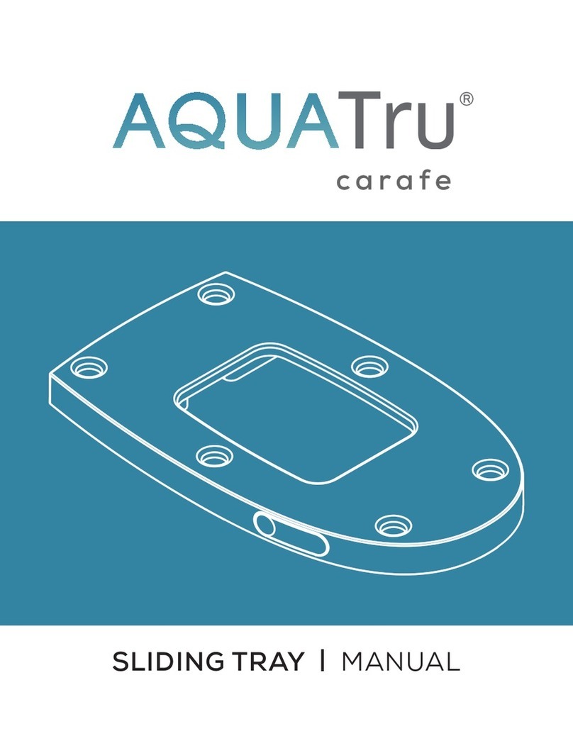 AquaTru Carafe TRAY manual