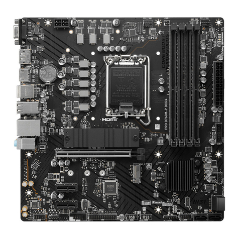 MSI PRO B760M-P DDR4 User manual MSI PRO B760M-P DDR4 User manual