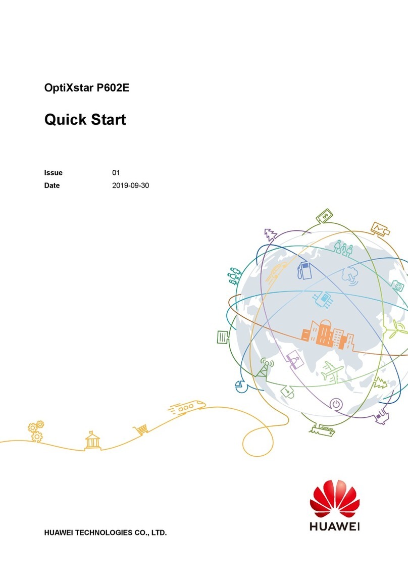 Huawei OptiXstar P602E User manual Huawei OptiXstar P602E User manual