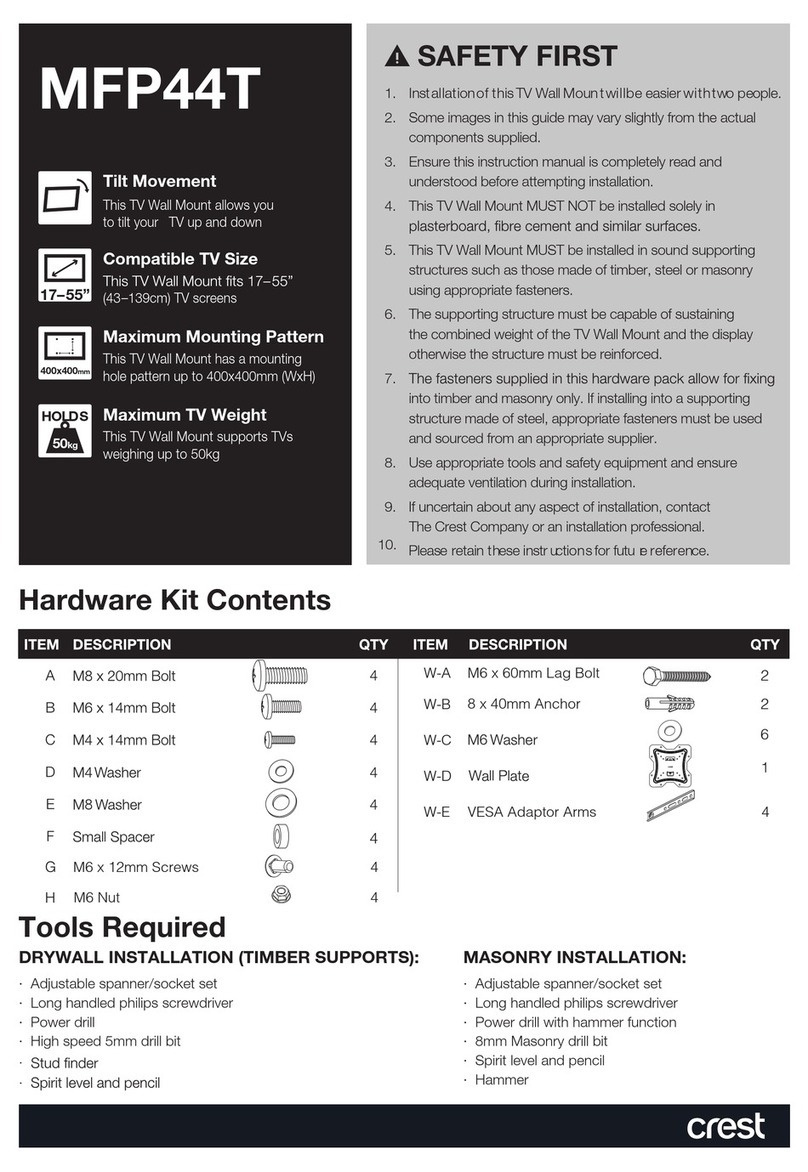 Crest Audio MFP44T User manual