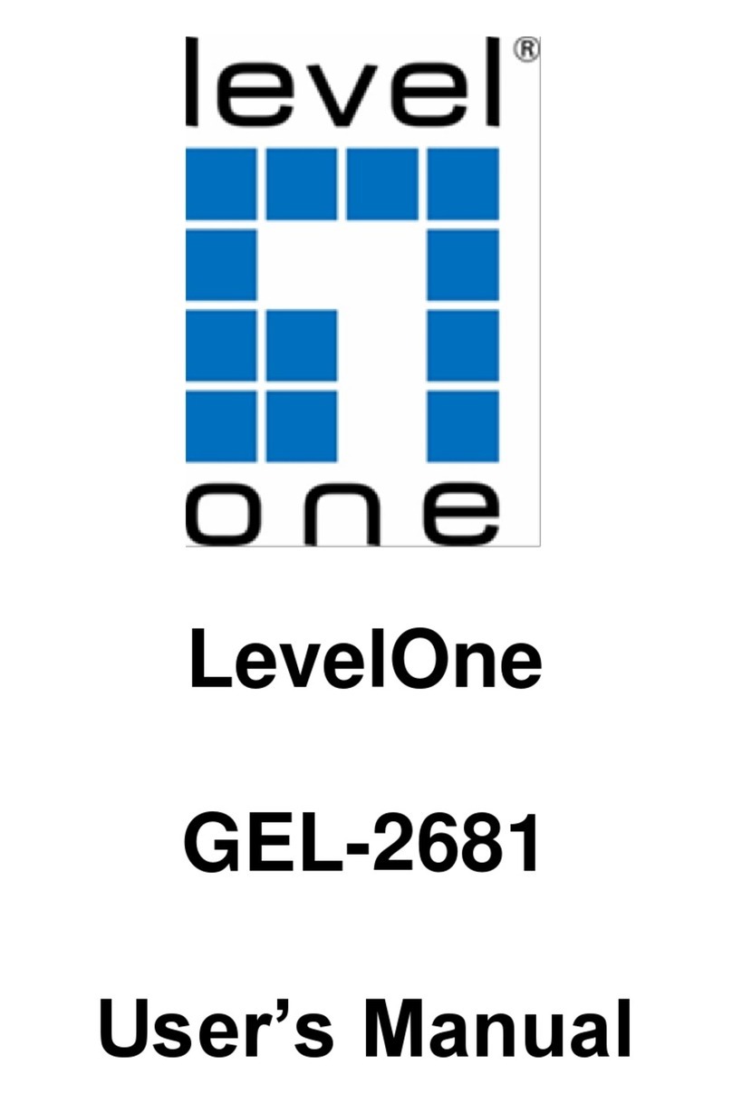 LevelOne GEL-2681 user manual