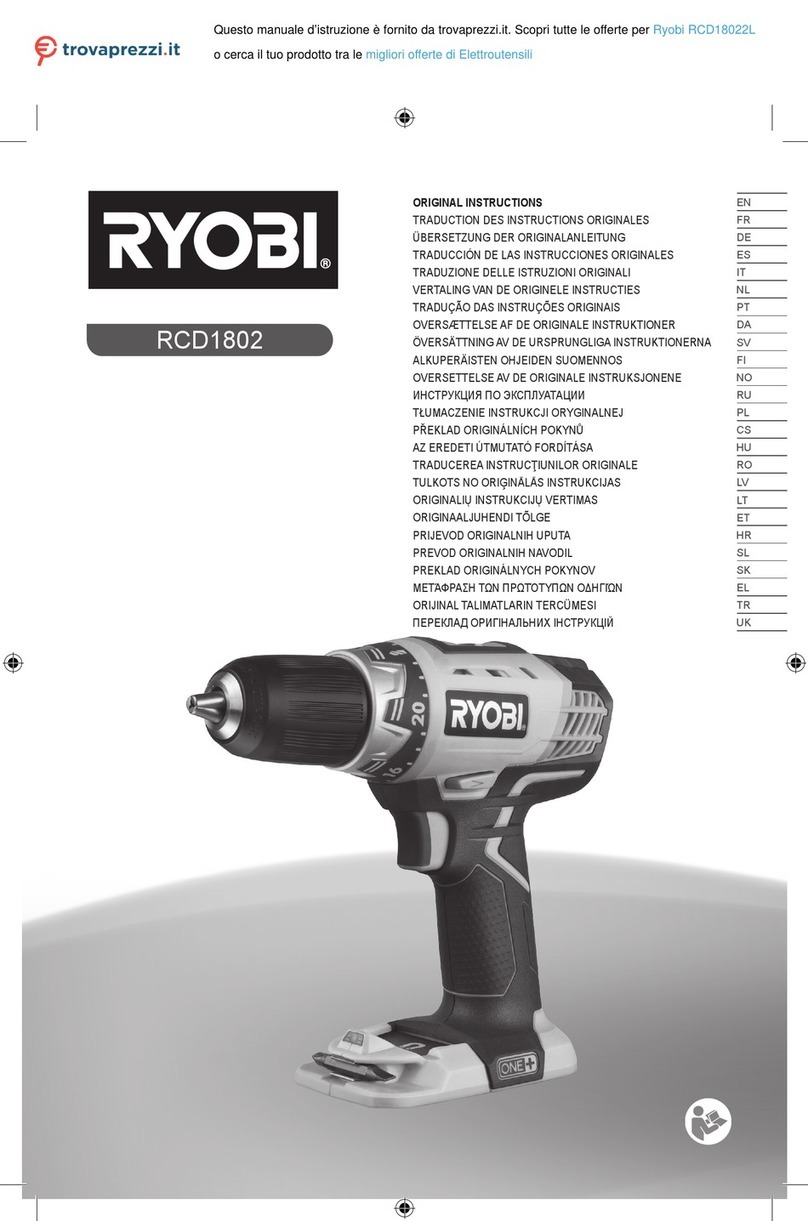 Ryobi RCD18022L Original instructions