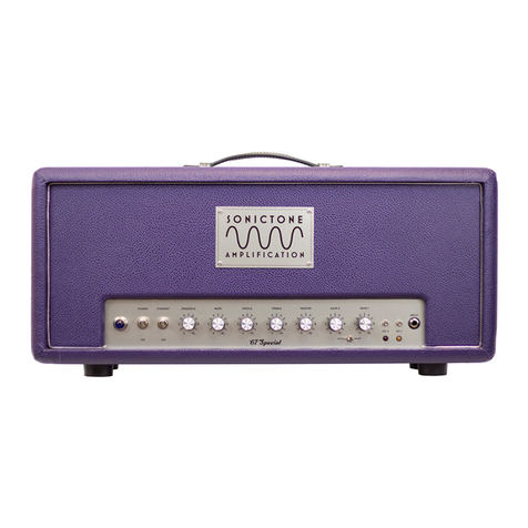 SONICTONE AMPLIFICATION Vintage Series owner's manual