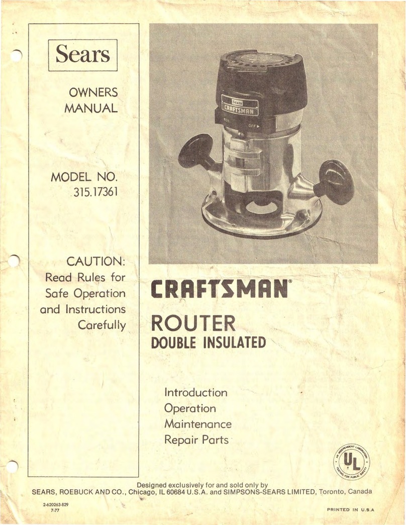 Sears CRAFTSMAN 315.17361 owner's manual
