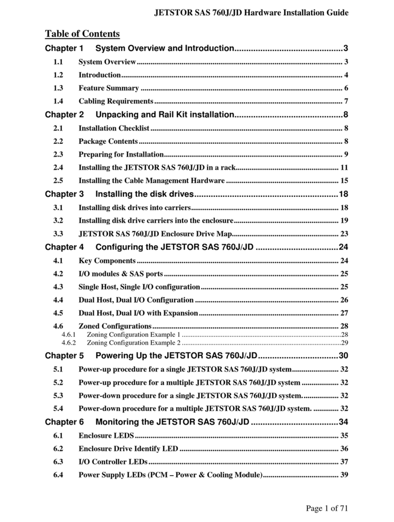 JetStor SAS 760J Manual