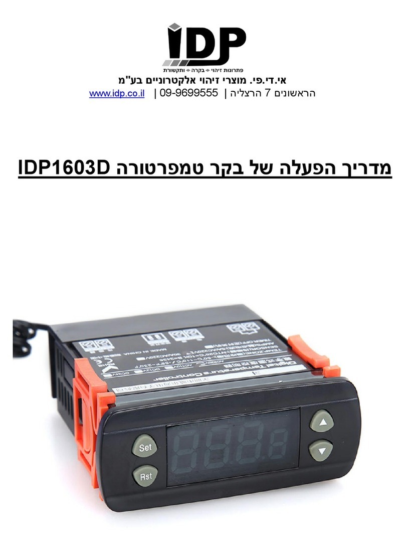 idp IDP1603D quick start guide