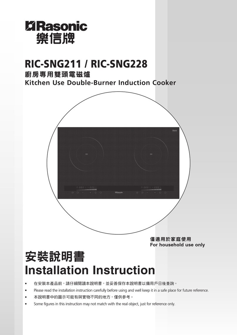 Rasonic RIC-SNG211 Installation instruction