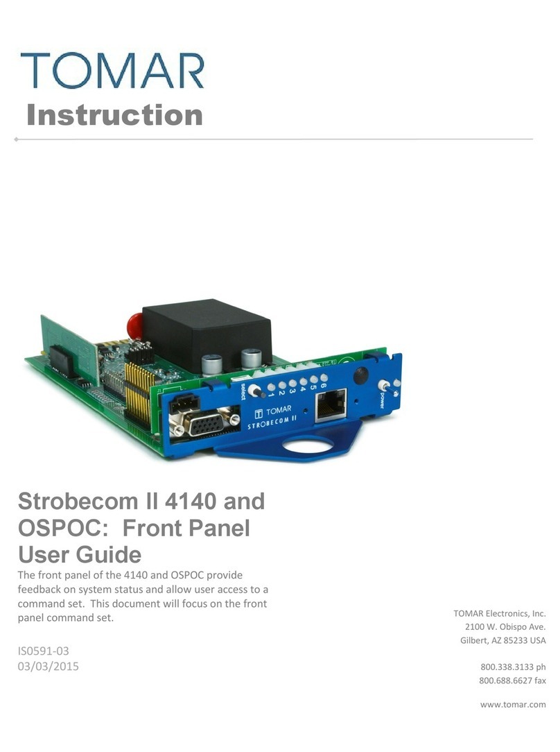Tomar Strobecom II 4140 user guide