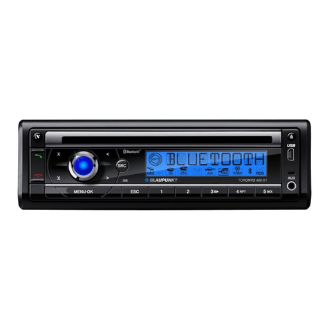 Blaupunkt Toronto 400 BT Operating and installation instructions