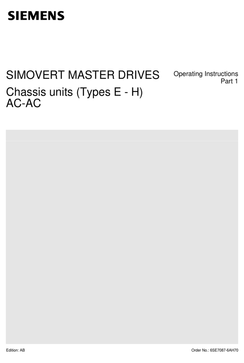 Siemens SIMOVERT FC User manual