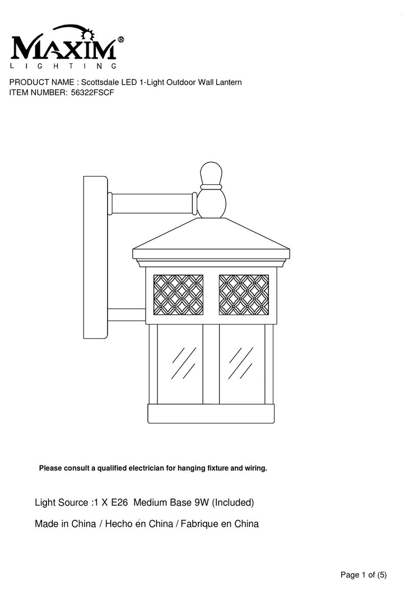 Maxim Scottsdale 56322FSCF manual