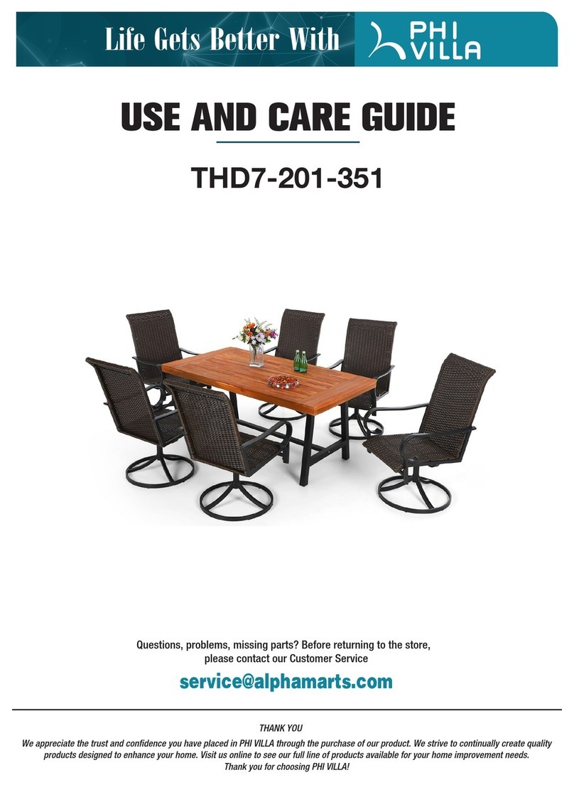 PHI VILLA THD7-201-351 User manual