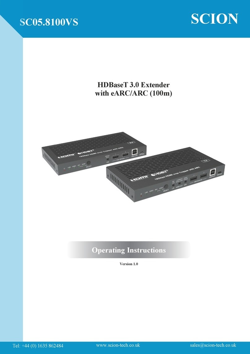 Scion SC05.8100VS operating instructions Scion SC05.8100VS operating instructions