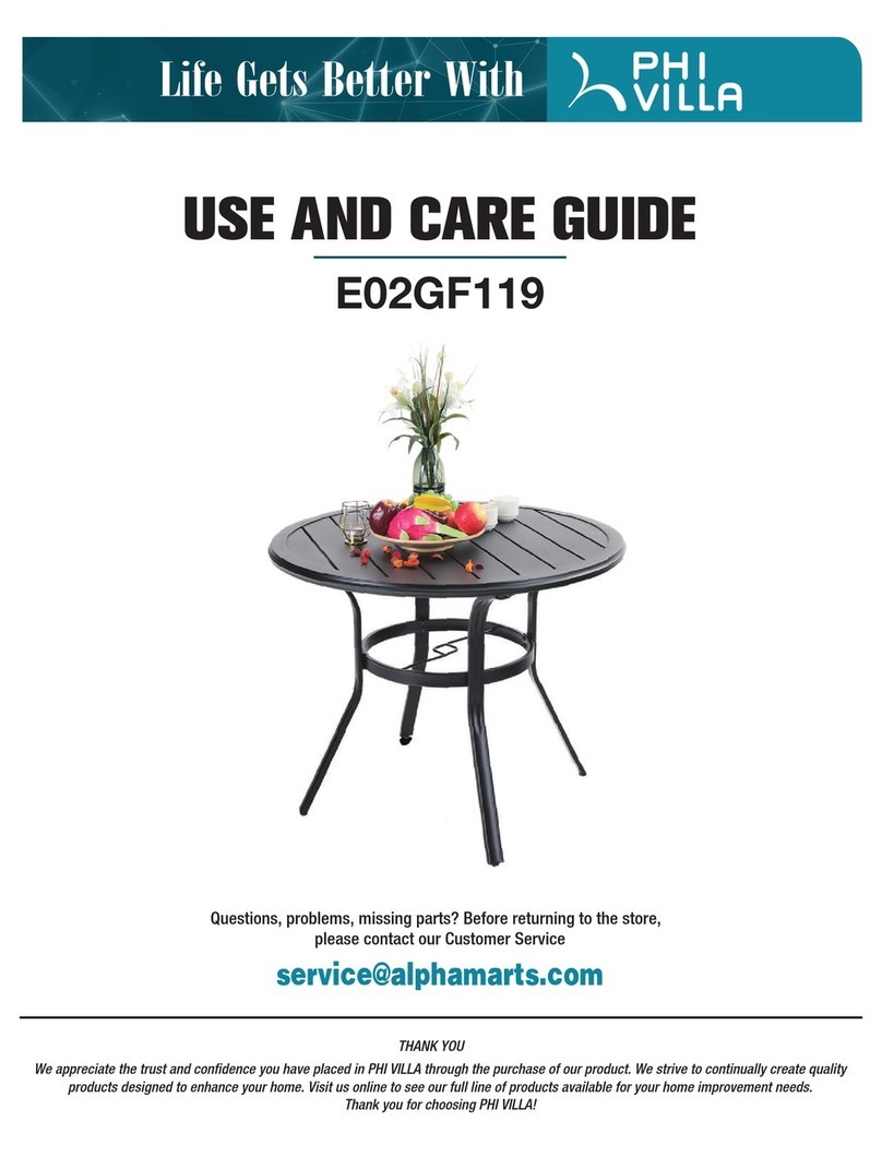 PHI VILLA E02GF119 User manual