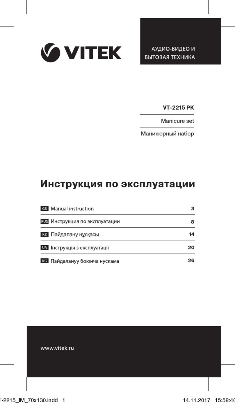 Vitek VT-2215 instruction manual Vitek VT-2215 instruction manual