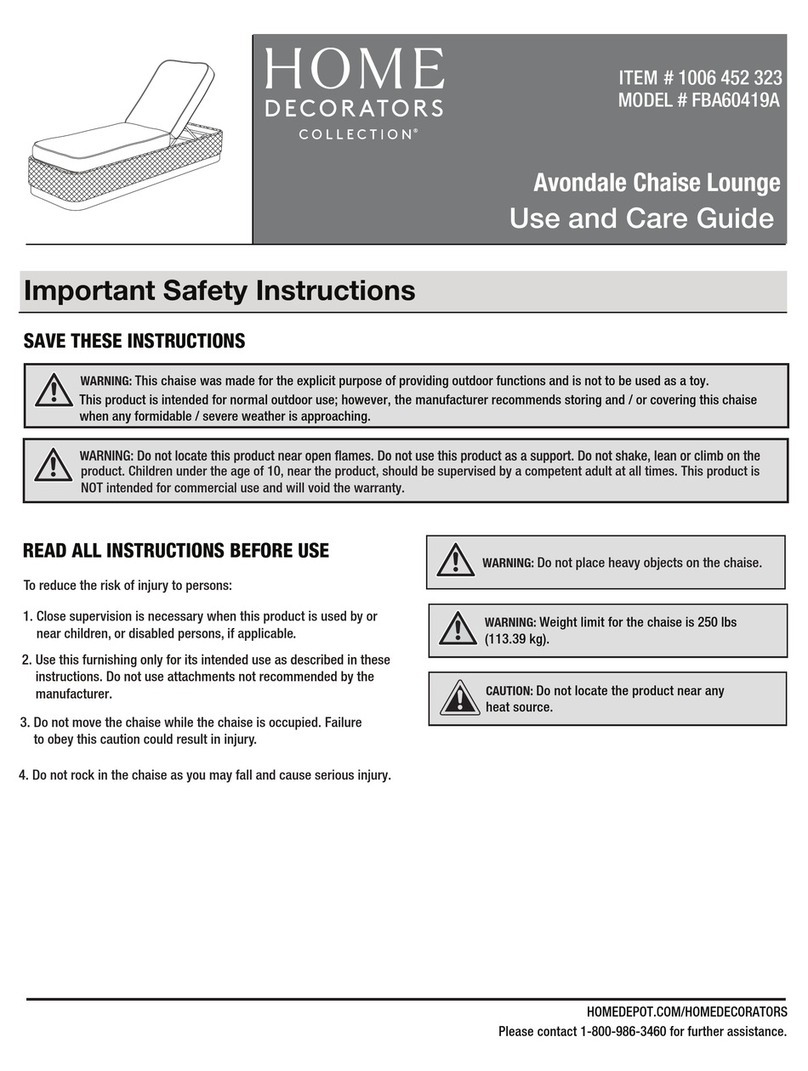 Home Decorators Collection Avondale FBA60419A Use and care guide Home Decorators Collection Avondale FBA60419A Use and care guide