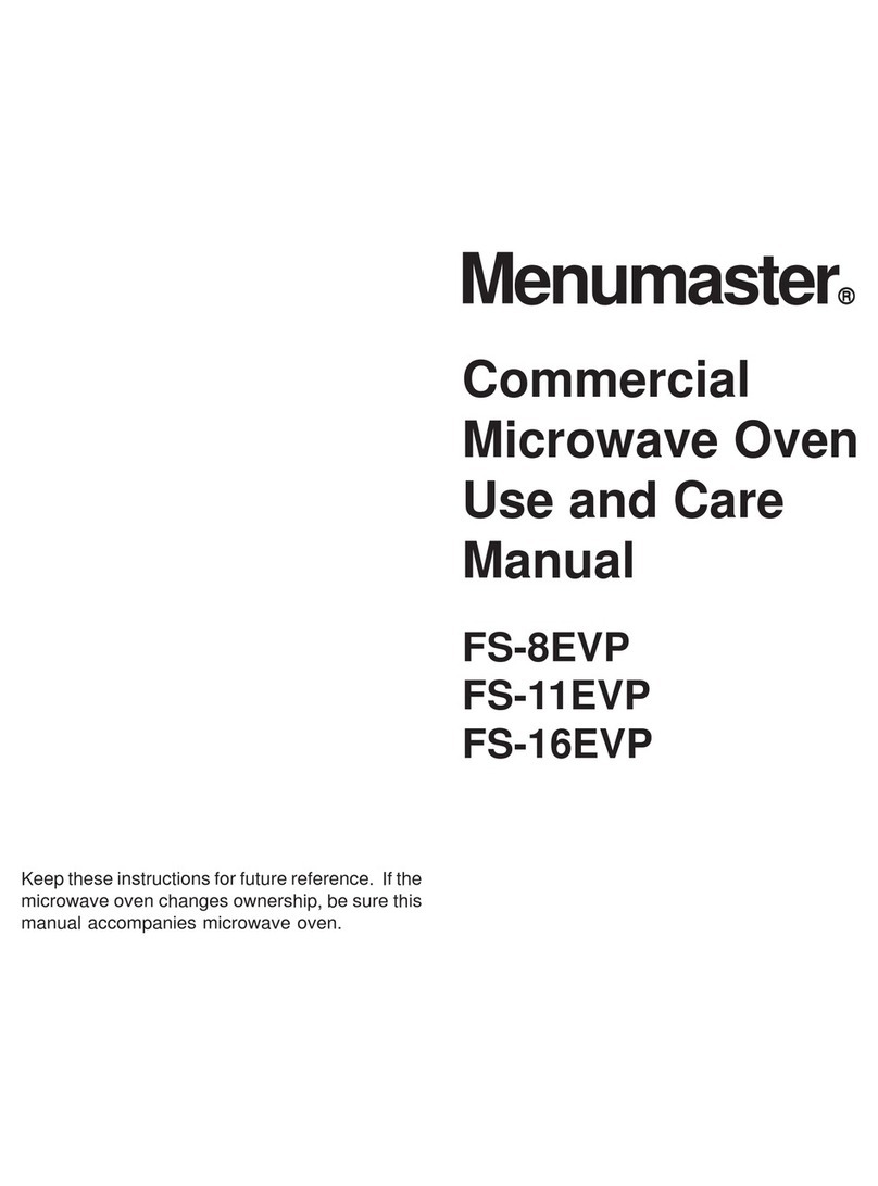 Raytheon Amana Menumaster FS-8EVP use and care manual