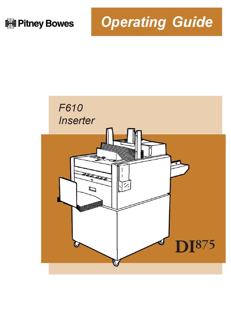 Pitney Bowes F610 User manual