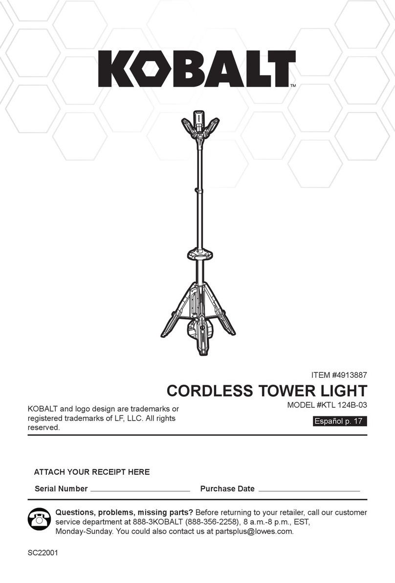 Kobalt KTL 124B-03 manual