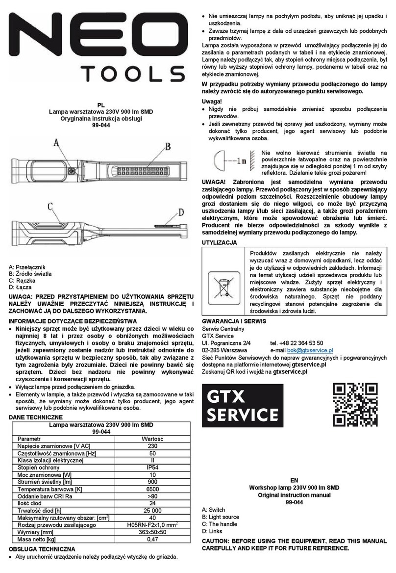 NEO TOOLS 99-044 User guide