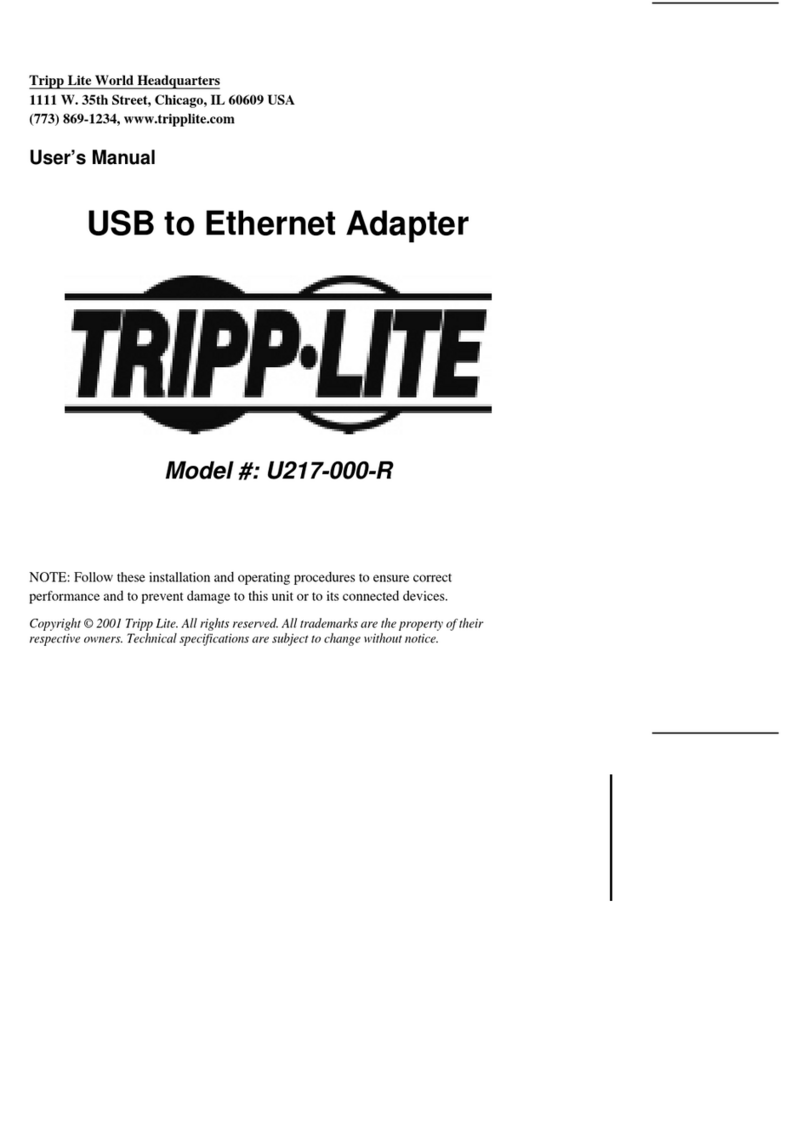Tripp Lite U217-000-R User manual