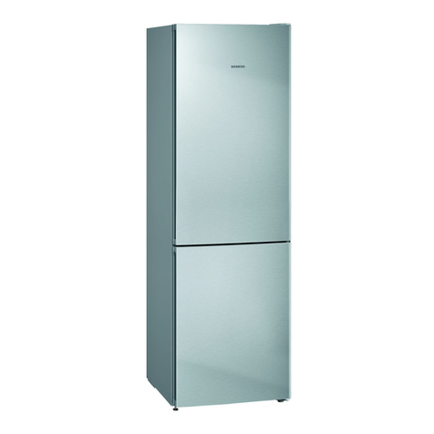 Siemens KG36N Series Specification sheet