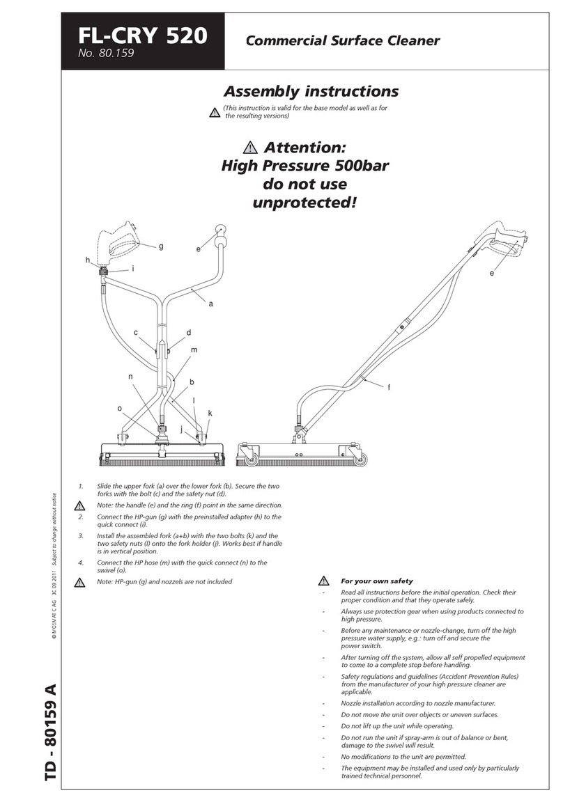 Mosmatic FL-CRY 520 Assembly instructions