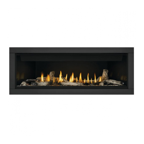 Continental Fireplaces Linear Series Installation and operation manual