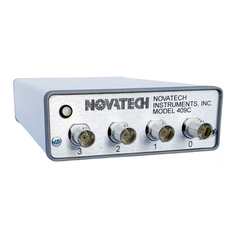 Novatech Instruments 409C instruction manual