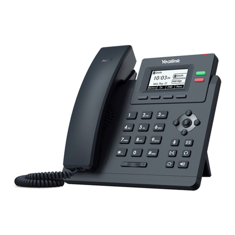 Yealink T31P User manual