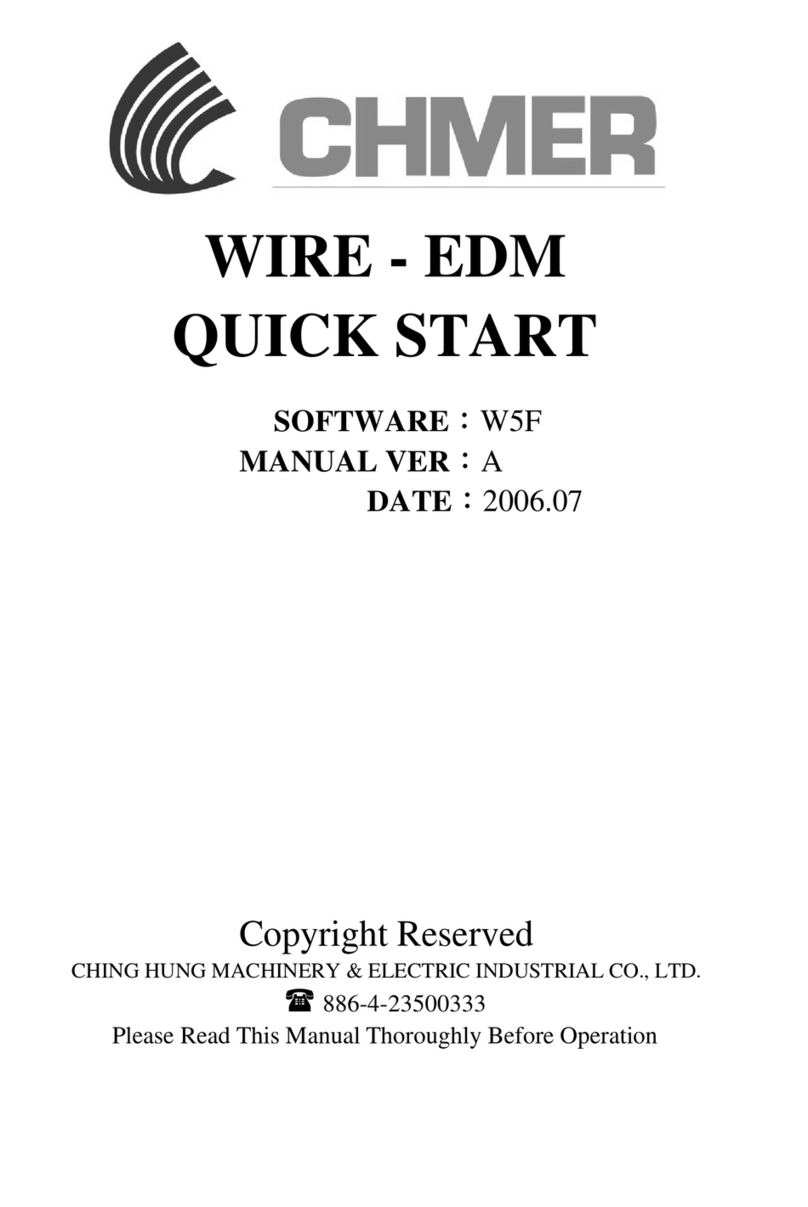 CHMER WIRE EDM quick start