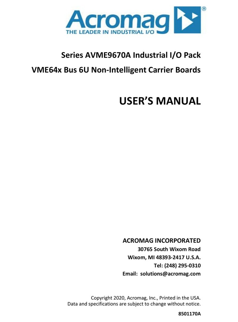 Acromag AVME9670A Series user manual