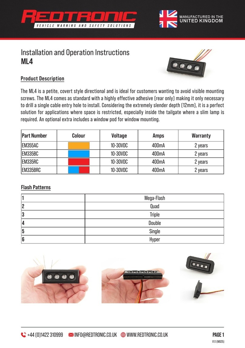 Redtronic ML4 Owner's manual