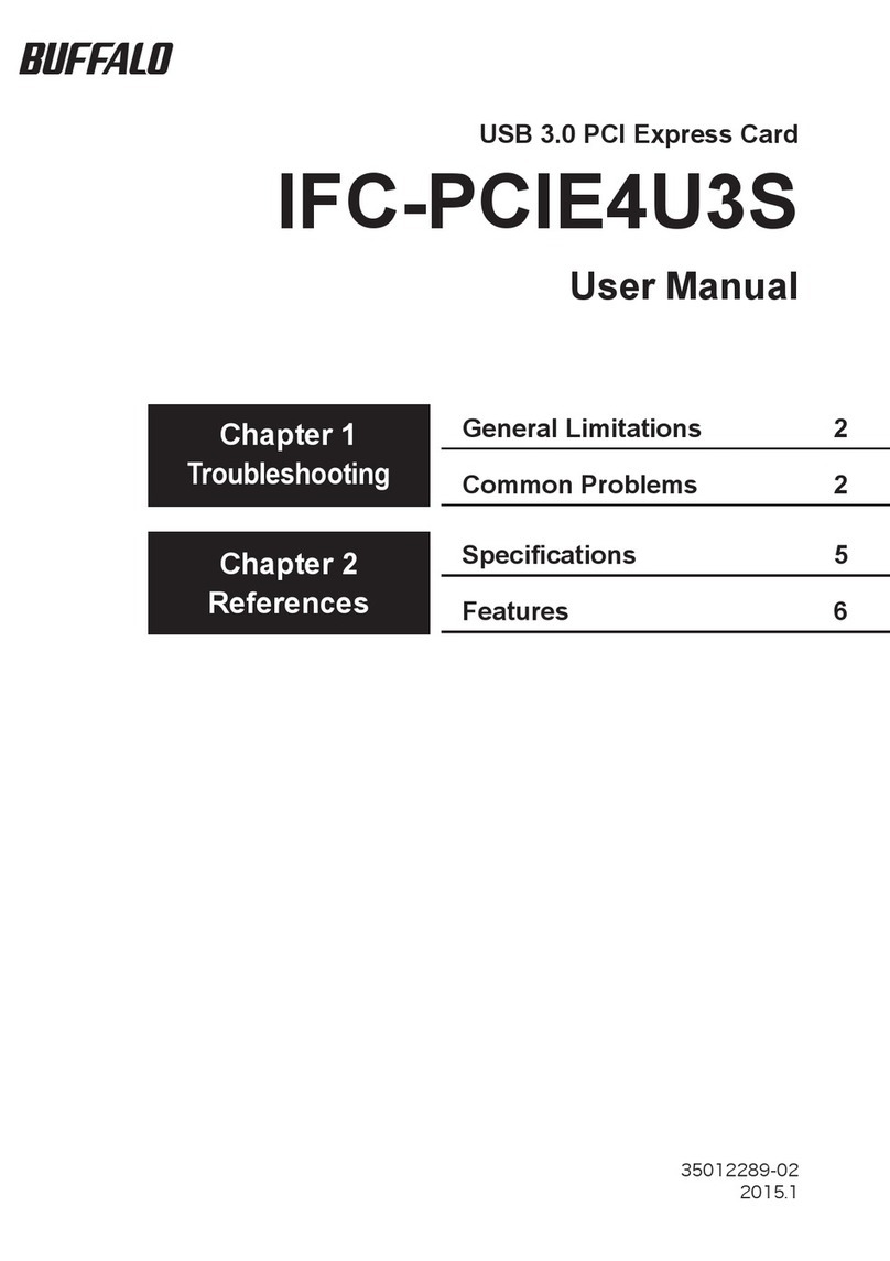 Buffalo IFC-PCIE4U3S User manual