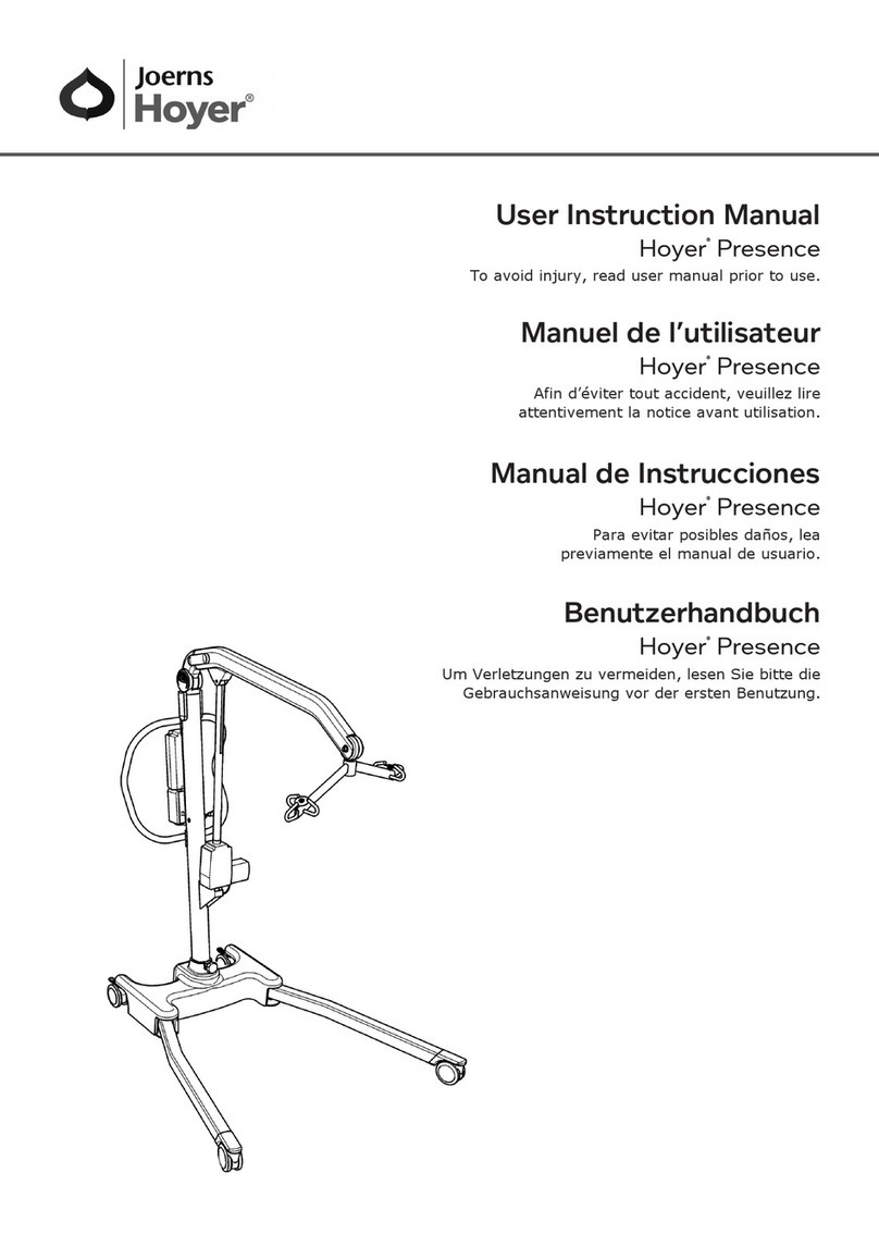 Hoyer Presence User instruction manual