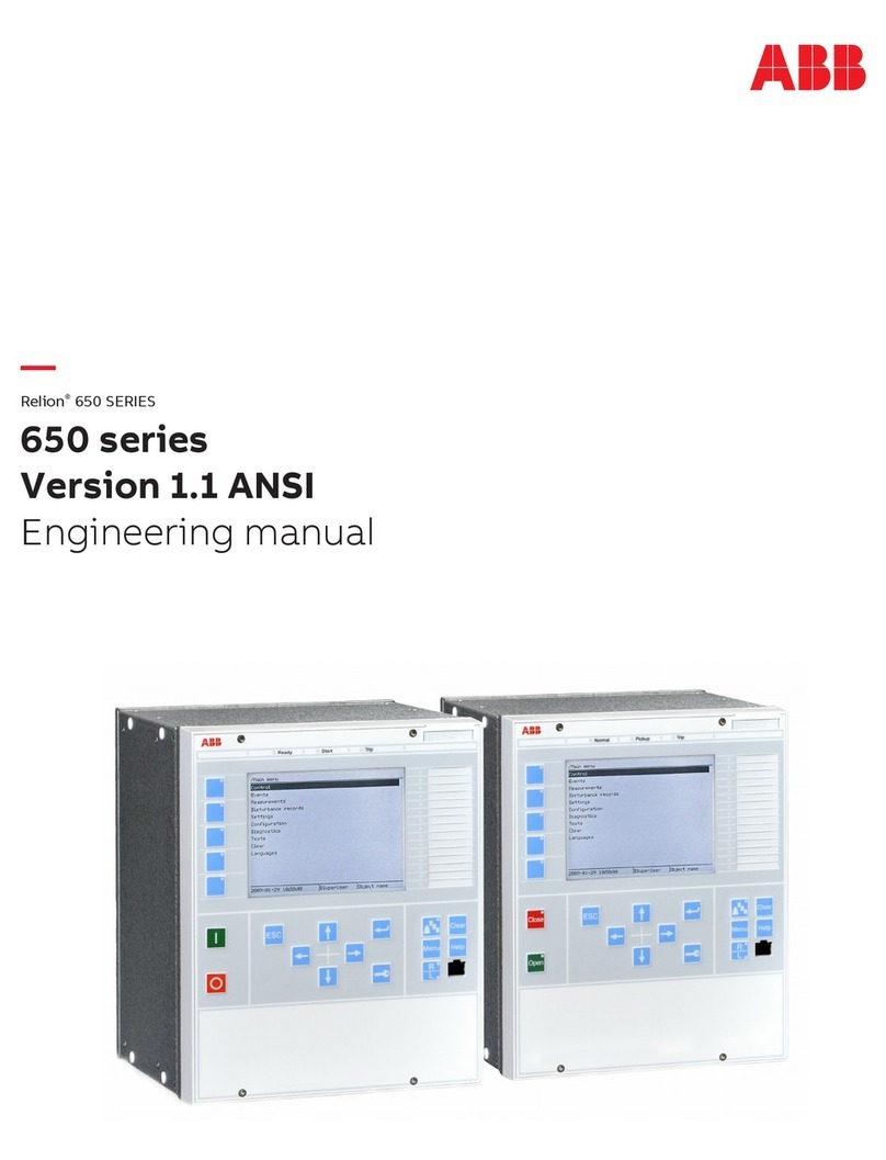 ABB RELION 650 SERIES Engineering manual