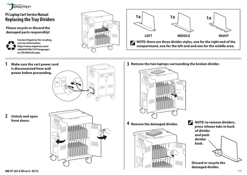 Ergotron PS Laptop Cart Service manual